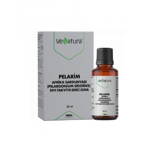 VeNatura Pelarim Afrika Sardunyası 20 ml | Cilt Sağlığı Destekleyici Takviye Edici Gıda
