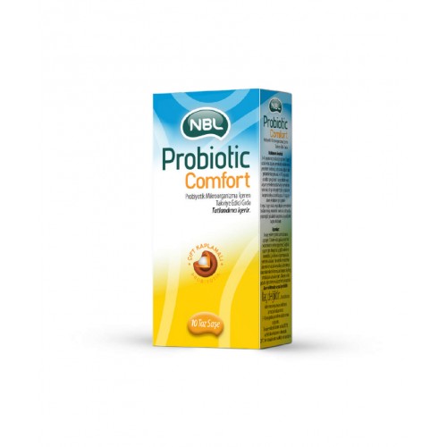 NBL Probiotic Comfort 10 Toz Saşe | Sindirim Sistemini ve Bağırsak Florasını Dengelemeye Yardımcı Probiyotik Bakteri İçeren Takviye