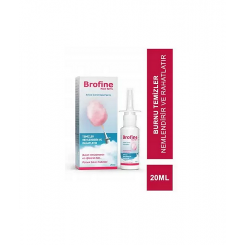 Brofine Nazal Sprey 20 ml | Burun Tıkanıklığını Gidermek ve Nazal Temizlik İçin Etkili Sprey Brofine Nazal Sprey 20 ml | Burun Tıkanıklığını Gidermek ve Nazal Temizlik İçin Etkili Sprey