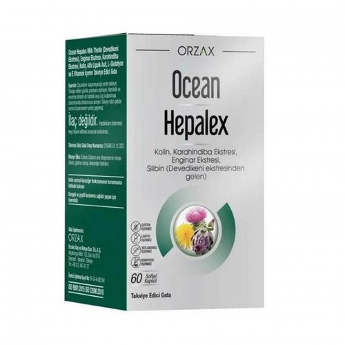 Ocean Hepalex 60 Yumuşak Kapsül | Karaciğer Sağlığına Destek Olan Takviye Edici Gıda