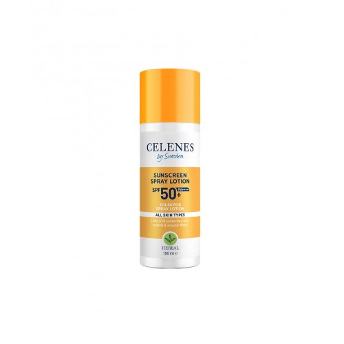 Celenes By Sweden Güneş Koruyucu Losyon Sprey SPF 50  150 ml | Tüm Cilt Tipleri İçin Uygun