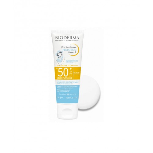 Bioderma Photoderm Pediatrics Mineral SPF50 50 gr | Yenidoğan Bebeklerin ve Çocukların Hassas Cildi İçin Çok Yüksek Koruma Sağlayan Güneş Koruyucu Bioderma Photoderm Pediatrics Mineral SPF50 50 gr | Yenidoğan Bebeklerin ve Çocukların Hassas Cildi İçin Çok Yüksek Koruma Sağlayan Güneş Koruyucu