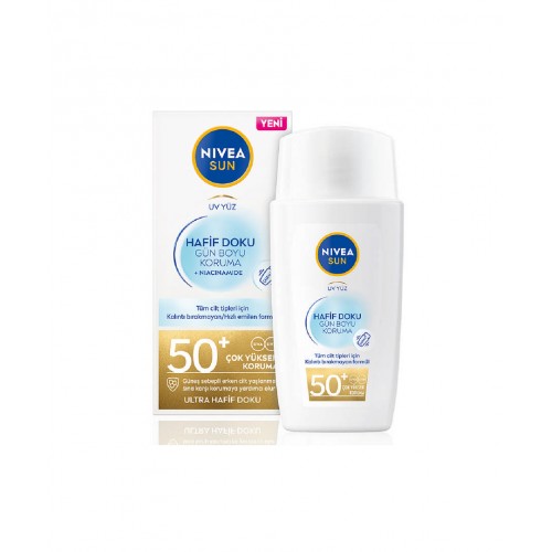 Nivea Sun Hafif Dokulu Yüz Güneş Kremi SPF50  40 ml