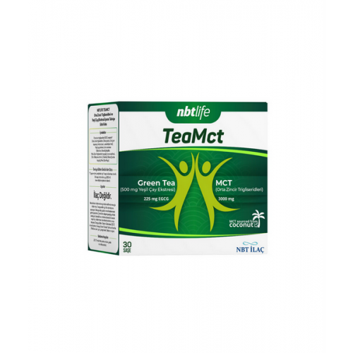 NBTLife TeaMct 30 Saşe | Yeşil Çay Ekstresi İçeren Genel Vücut Sağlığını Destekliyici Takviye NBTLife TeaMct 30 Saşe | Yeşil Çay Ekstresi İçeren Genel Vücut Sağlığını Destekliyici Takviye
