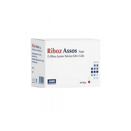 Riboz Assos 60 Saşe | Yorgunluk, Stres ve Yaşlanmaya Bağlı ATP Seviyesini Artırmaya Yardımcı Takviye Riboz Assos 60 Saşe | Yorgunluk, Stres ve Yaşlanmaya Bağlı ATP Seviyesini Artırmaya Yardımcı Takviye