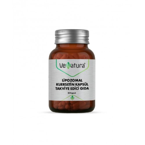 VeNatura Lipozomal Kuersetin 30 Kapsül | Antioksidan İçeren Vücudun Doğal Savunma Mekanizmasını Destekleyici Takviye Edici Gıda VeNatura Lipozomal Kuersetin 30 Kapsül | Antioksidan İçeren Vücudun Doğal Savunma Mekanizmasını Destekleyici Takviye Edici Gıda