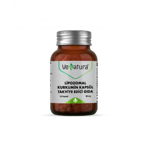 VeNatura Lipozomal Kurkumin 30 Kapsül | Antioksidan İçeren Vücudun Doğal Savunma Mekanizmasını Destekleyici Takviye Edici Gıda