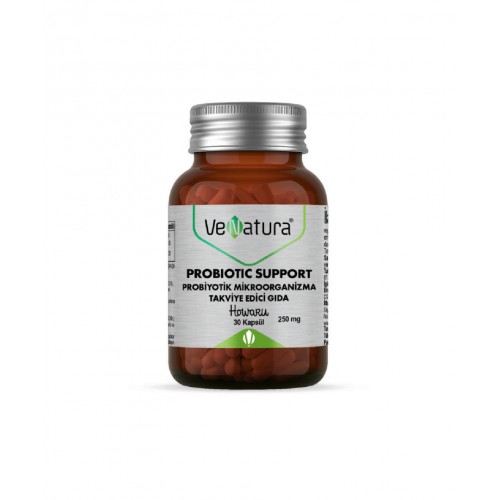 VeNatura Probiotic Support 30 Kapsül | Sindirim Sistemini Düzenlemeye Yardımcı Probiyotik Bakteri İçeren Takviye VeNatura Probiotic Support 30 Kapsül | Sindirim Sistemini Düzenlemeye Yardımcı Probiyotik Bakteri İçeren Takviye