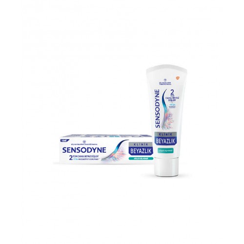 Sensodyne Klinik Beyazlık Güçlü Diş Minesi Diş Macunu 75 ml Sensodyne Klinik Beyazlık Güçlü Diş Minesi Diş Macunu 75 ml