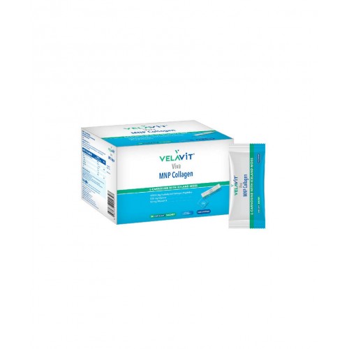 Velavit Viva MNP Collagen 30 Saşe | Cilt, Saç ve Tırnak Sağlığına Katkıda Bulunan Kolajen Takviyesi
