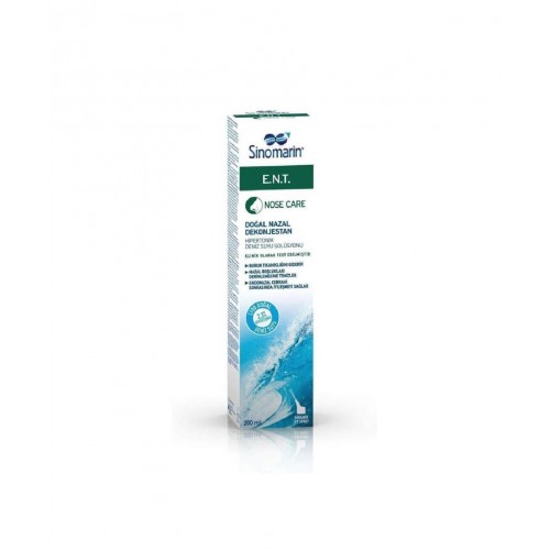 Sinomarin E.N.T. Deniz Suyu Burun Spreyi 200 ml | Burun Tıkanıklığını Rahatlatmaya Yardımcı Sprey