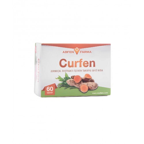 Curfen Zerdeçal İçeren 60 Tablet | Bağışıklık Sistemini Güçlendirmeye, İltihaplanmayı Azaltmaya ve Genel Sağlık Durumunu İyileştirmeye Yardımcı Takviye Edici Gıda Curfen Zerdeçal İçeren 60 Tablet | Bağışıklık Sistemini Güçlendirmeye, İltihaplanmayı Azaltmaya ve Genel Sağlık Durumunu İyileştirmeye Yardımcı Takviye Edici Gıda