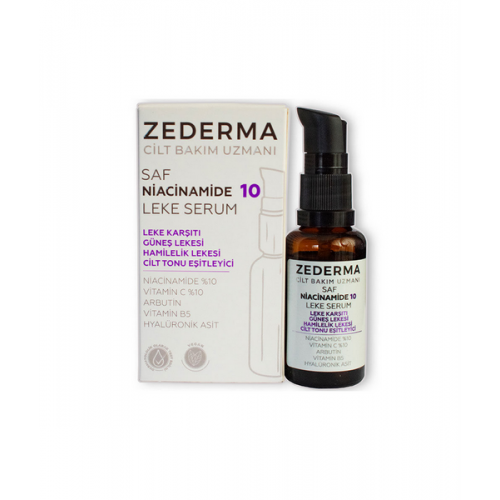 Zederma Saf Niacinamide 10 Leke Karşıtı Serum 30 ml | Cilt Tonunu Eşitlemeye Yardımcı Leke Görünümünü Azaltan Serum