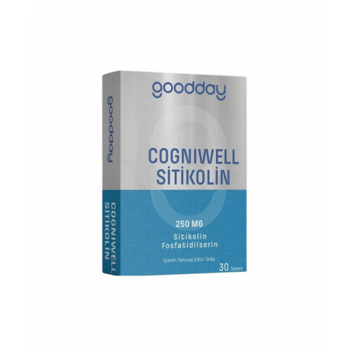 Goodday Cogniwell Sitikolin 30 Tablet | Beyin Sağlığını Desteklemeye Yardımcı Takviye Edici Gıda