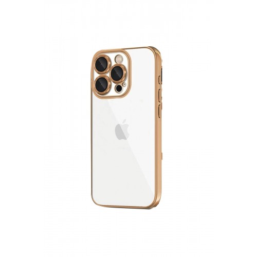 Newface iPhone 16 Pro Max Kılıf Razer Lensli Silikon - Desert