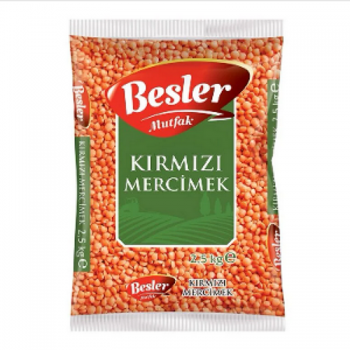 Besler Mutfak Kırmızı Mercimek 2.5 Kg Besler Mutfak Kırmızı Mercimek 2.5 Kg