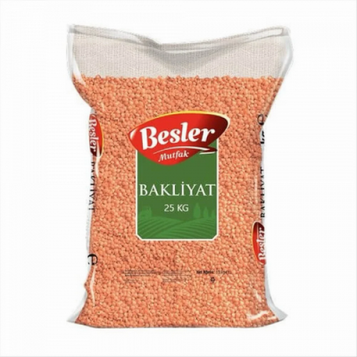 Besler Mutfak Kırmızı Mercimek (1x25 Kg) Besler Mutfak Kırmızı Mercimek (1x25 Kg)