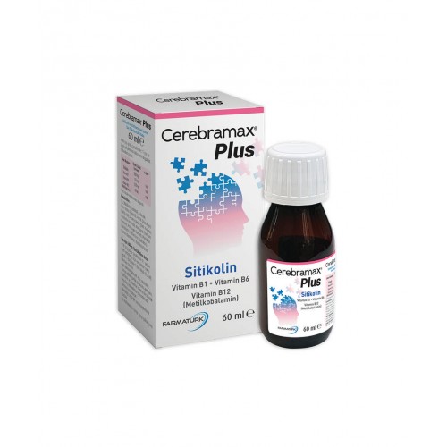 Cerebramax Plus 60 ml | Konsantrasyonu Artırmaya, Hafızayı Güçlendirmeye ve Genel Zihinsel Sağlığı Desteklemeye Yardımcı Takviye Edici Gıda Cerebramax Plus 60 ml | Konsantrasyonu Artırmaya, Hafızayı Güçlendirmeye ve Genel Zihinsel Sağlığı Desteklemeye Yardımcı Takviye Edici Gıda