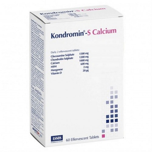 Kondromin-S Calcium | Eklem Sağlığını Destekleyen ve Kemik Yapısını Güçlendirici Takviye