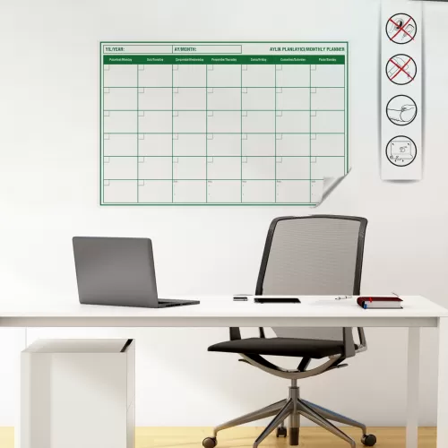Statik Kağıt Aylık Planlayıcı (Mini) 56 CM X 85 CM Statik Kağıt Aylık Planlayıcı (Mini) 56 CM X 85 CM