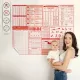 Statik Kağıt Anne Bebek Planlayıcı 100 CM X 120 CM Statik Kağıt Anne Bebek Planlayıcı 100 CM X 120 CM