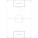 Statik Kağıt Futbol Taktik Tahtası 100 CM X 150 CM Statik Kağıt Futbol Taktik Tahtası 100 CM X 150 CM