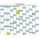 Statik Kağıt 2025 Yıllık Takvim Planlayıcı 120 CM x 144 CM Statik Kağıt 2025 Yıllık Takvim Planlayıcı 120 CM x 144 CM