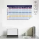 Statik Kağıt Sosyal Medya Takvimi 55 CM x 100 CM İNGİLİZCE Statik Kağıt Sosyal Medya Takvimi 55 CM x 100 CM İNGİLİZCE