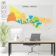 Statik Kağıt İstanbul Haritası 150 CM X 280 CM Statik Kağıt İstanbul Haritası 150 CM X 280 CM