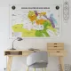 Statik Kağıt Osmanlı Haritası 150 CM X 215 CM Statik Kağıt Osmanlı Haritası 150 CM X 215 CM