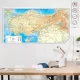 Türkiye Fiziki Harita 116 CM X 220 CM Türkiye Fiziki Harita 116 CM X 220 CM