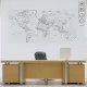 Statik Kağıt Dünya Haritası 56 CM X 110 CM