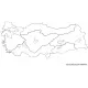 Statik Kağıt Renksiz Dilsiz Türkiye Bölgeler Haritası 150 CM X 270 CM Statik Kağıt Renksiz Dilsiz Türkiye Bölgeler Haritası 150 CM X 270 CM