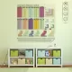 Statik Kağıt Renkli Çarpım Tablosu 70 CM X 70 CM