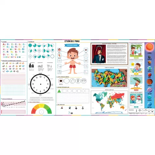 Statik Kağıt Etkinlikli Pano 100 CM X 200 CM Statik Kağıt Etkinlikli Pano 100 CM X 200 CM