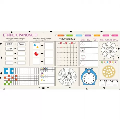 Statik Kağıt Etkinlik Panosu (İ) 58 CM X 118 CM Statik Kağıt Etkinlik Panosu (İ) 58 CM X 118 CM