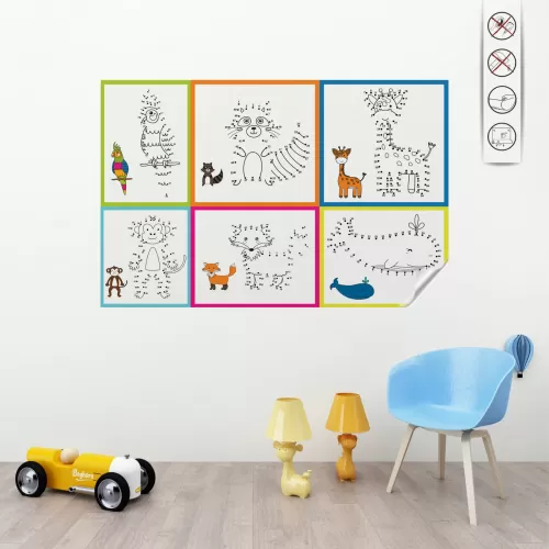 Statik Kağıt Nokta Birleştirme Çalışması 150 CM X 210 CM 