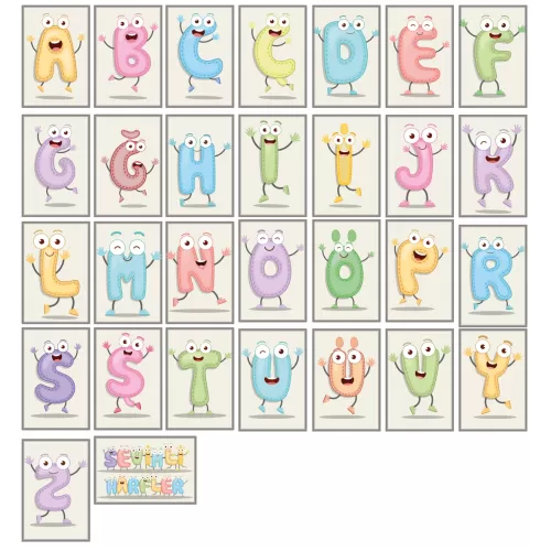 Sevimli Harfler 20 CM X 30 CM Sevimli Harfler 20 CM X 30 CM
