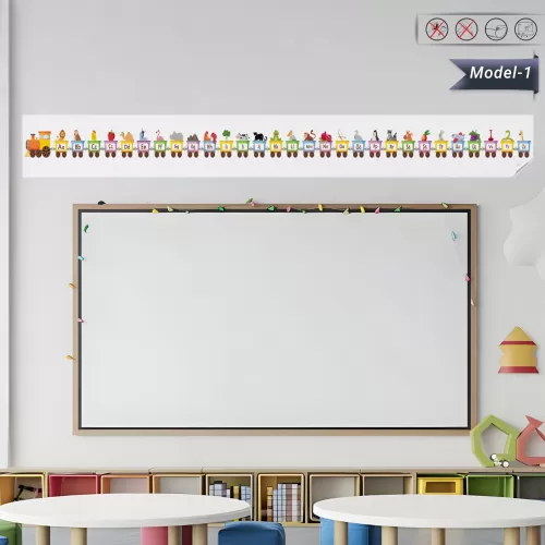 Alfabe Treni 20 CM X 335 CM TÜRKÇE