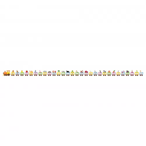 Alfabe Treni 20 CM X 335 CM İNGİLİZCE Alfabe Treni 20 CM X 335 CM İNGİLİZCE