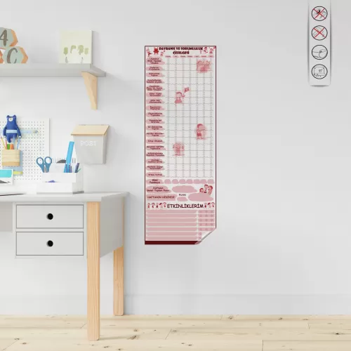 Statik Kağıt Davranış Ve Sorumluluk Çizelgesi 36 CM X 100 CM