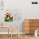 Statik Kağıt Hayvanlı Boyama Çalışması (Model- 1) 120 CM X 150 CM Statik Kağıt Hayvanlı Boyama Çalışması (Model- 1) 120 CM X 150 CM