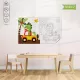 Statik Kağıt Hayvanlı Boyama Çalışması (Model- 2) 90 CM X 150 CM Statik Kağıt Hayvanlı Boyama Çalışması (Model- 2) 90 CM X 150 CM