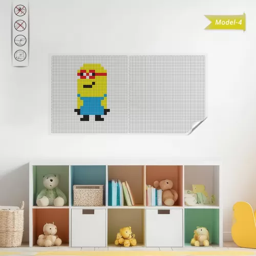 Statik Kağıt Kodlayarak Boyama Çalışması (Model- 4) 75 CM X 150 CM Statik Kağıt Kodlayarak Boyama Çalışması (Model- 4) 75 CM X 150 CM