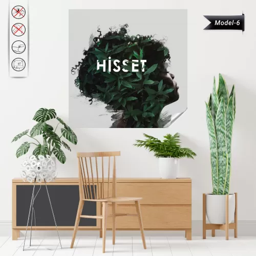 Statik Tutunma Özellikli Tablo - Poster Motivasyon (Model- 6) 150 CM X 150 CM