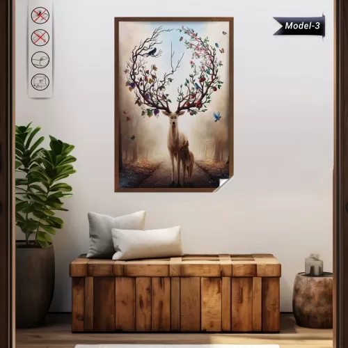 Statik Tutunma Özellikli Tablo - Poster Hayvan (Model- 3) 68 CM 100 CM Statik Tutunma Özellikli Tablo - Poster Hayvan (Model- 3) 68 CM 100 CM