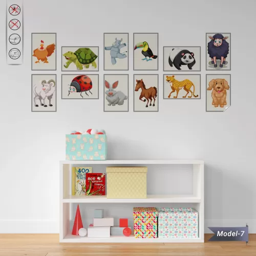 Statik Tutunma Özellikli Tablo - Poster Hayvan (Model- 7) 20 CM X 30 CM Statik Tutunma Özellikli Tablo - Poster Hayvan (Model- 7) 20 CM X 30 CM