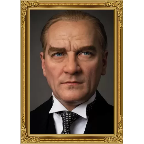 Statik Tutunma Özellikli Tablo - Poster Atatürk (Model- 4) 50 CM X 70 CM Statik Tutunma Özellikli Tablo - Poster Atatürk (Model- 4) 50 CM X 70 CM