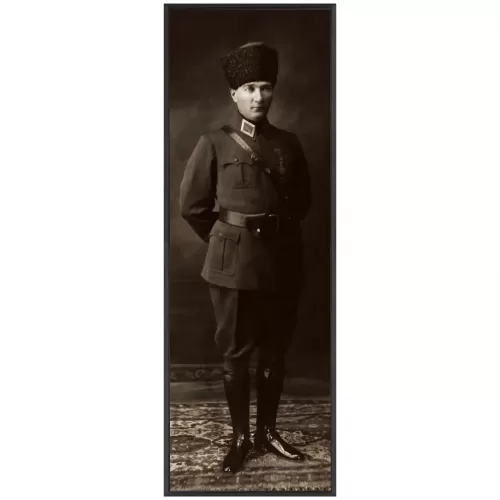 Statik Tutunma Özellikli Tablo - Poster Atatürk (Model- 9) 70 CM X 200 CM Statik Tutunma Özellikli Tablo - Poster Atatürk (Model- 9) 70 CM X 200 CM