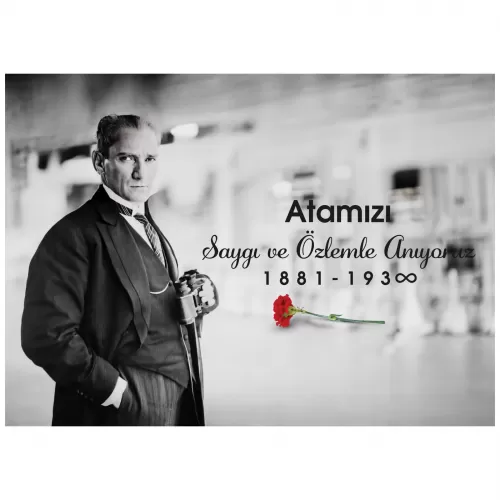 Statik Tutunma Özellikli Tablo - Poster Atatürk (Model- 20) 70 CM X 98 CM Statik Tutunma Özellikli Tablo - Poster Atatürk (Model- 20) 70 CM X 98 CM